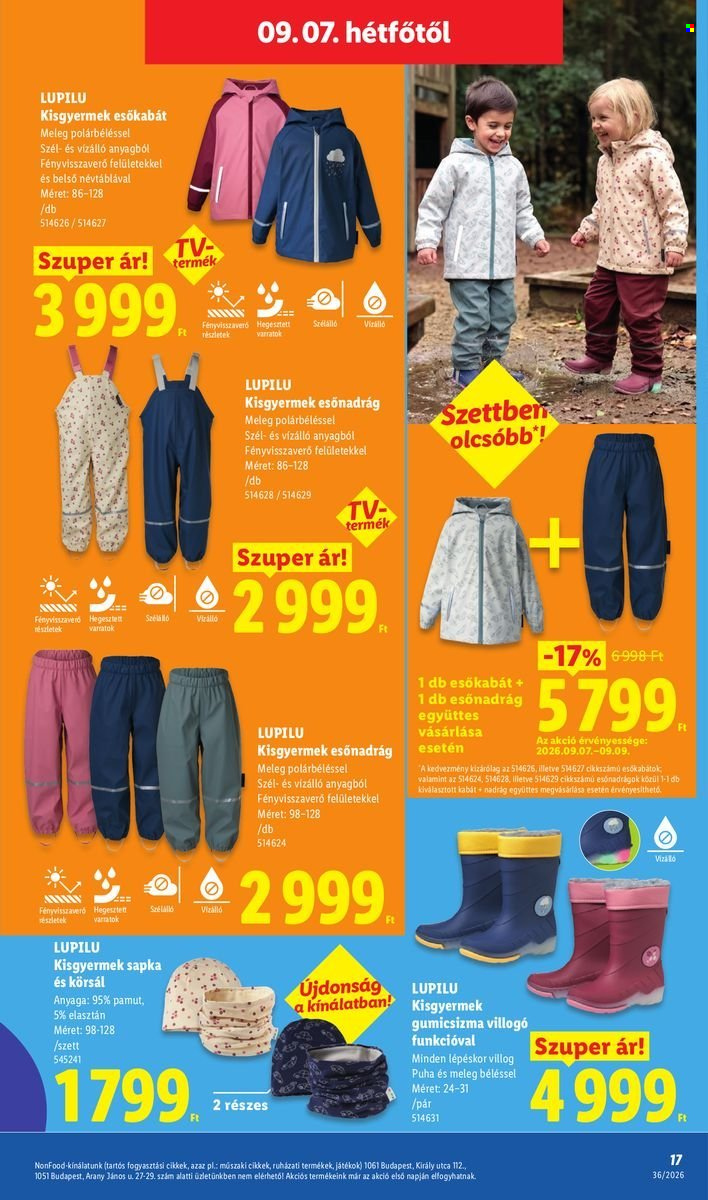 Lidl akciós újságok - 2026.09.03 - 2026.09.09. Oldal 15