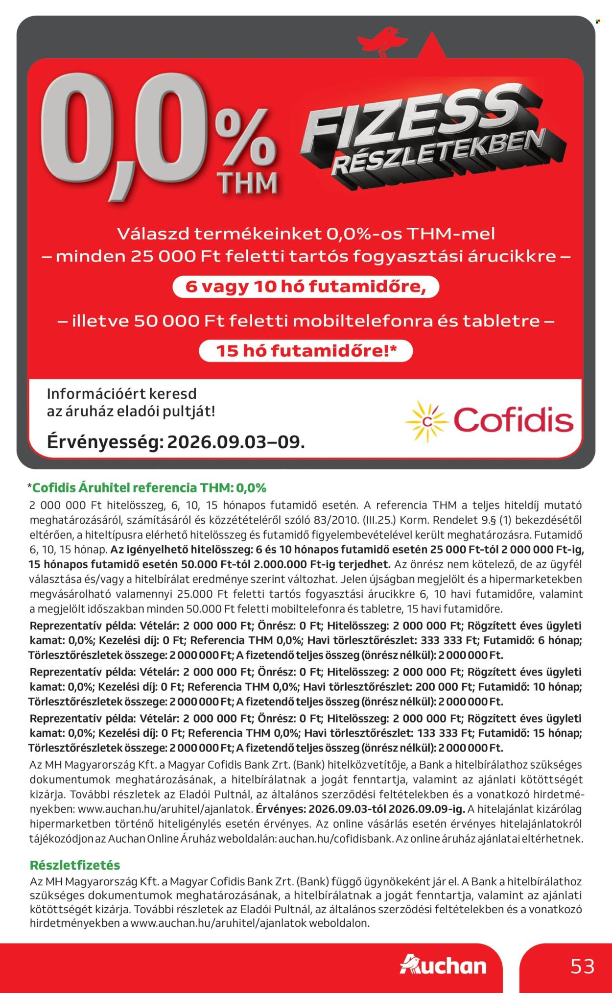 Auchan akciós újságok - 2026.09.03 - 2026.09.09. Oldal 53