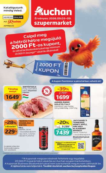 Újság Auchan - 2026.09.03 - 2026.09.09.