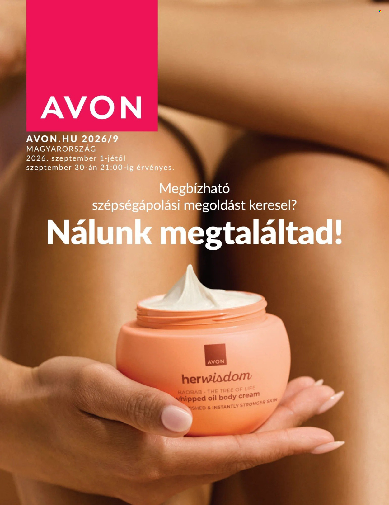 Avon akciós újságok - 2026.09.01 - 2026.09.30. Oldal 1