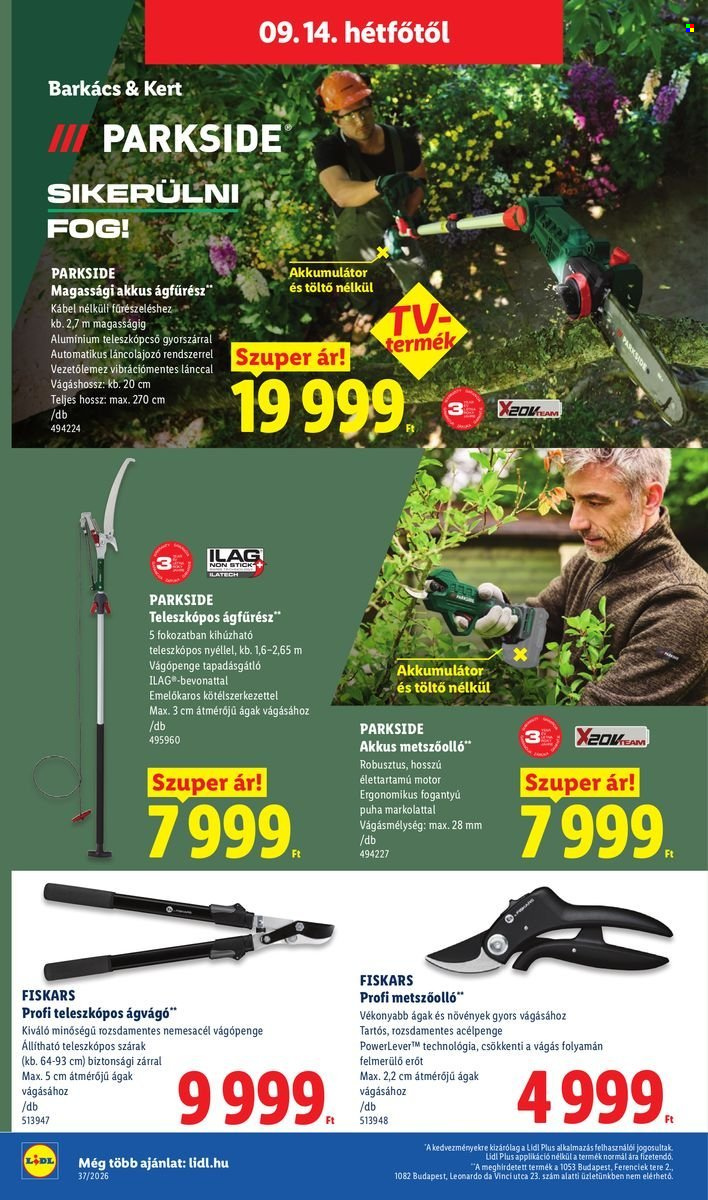 Lidl akciós újságok - 2026.09.10 - 2026.09.16. Oldal 50