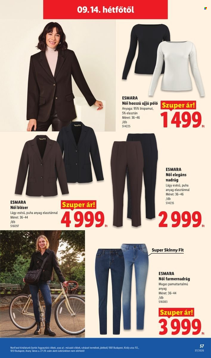 Lidl akciós újságok - 2026.09.10 - 2026.09.16. Oldal 57