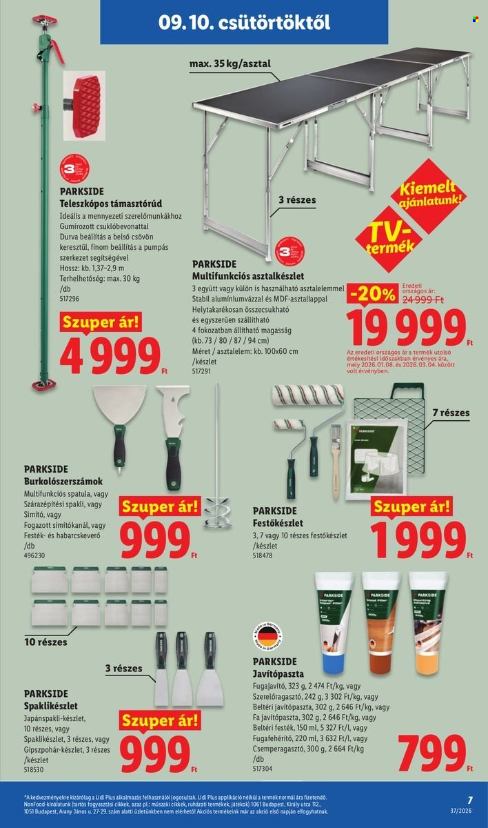 Lidl akciós újságok - 2026.09.10 - 2026.09.16. Oldal 7
