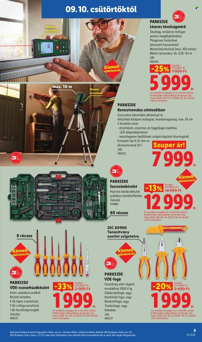 Lidl akciós újságok - 2026.09.10 - 2026.09.16. Oldal 9