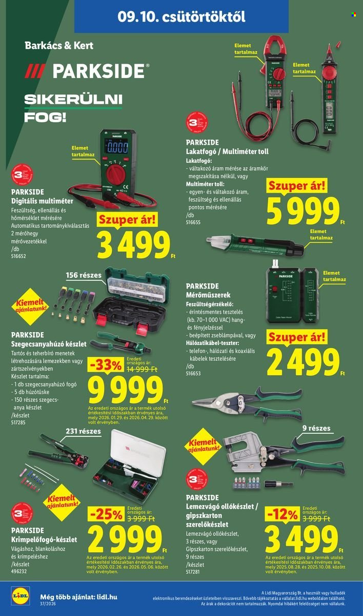 Lidl akciós újságok - 2026.09.10 - 2026.09.16. Oldal 10