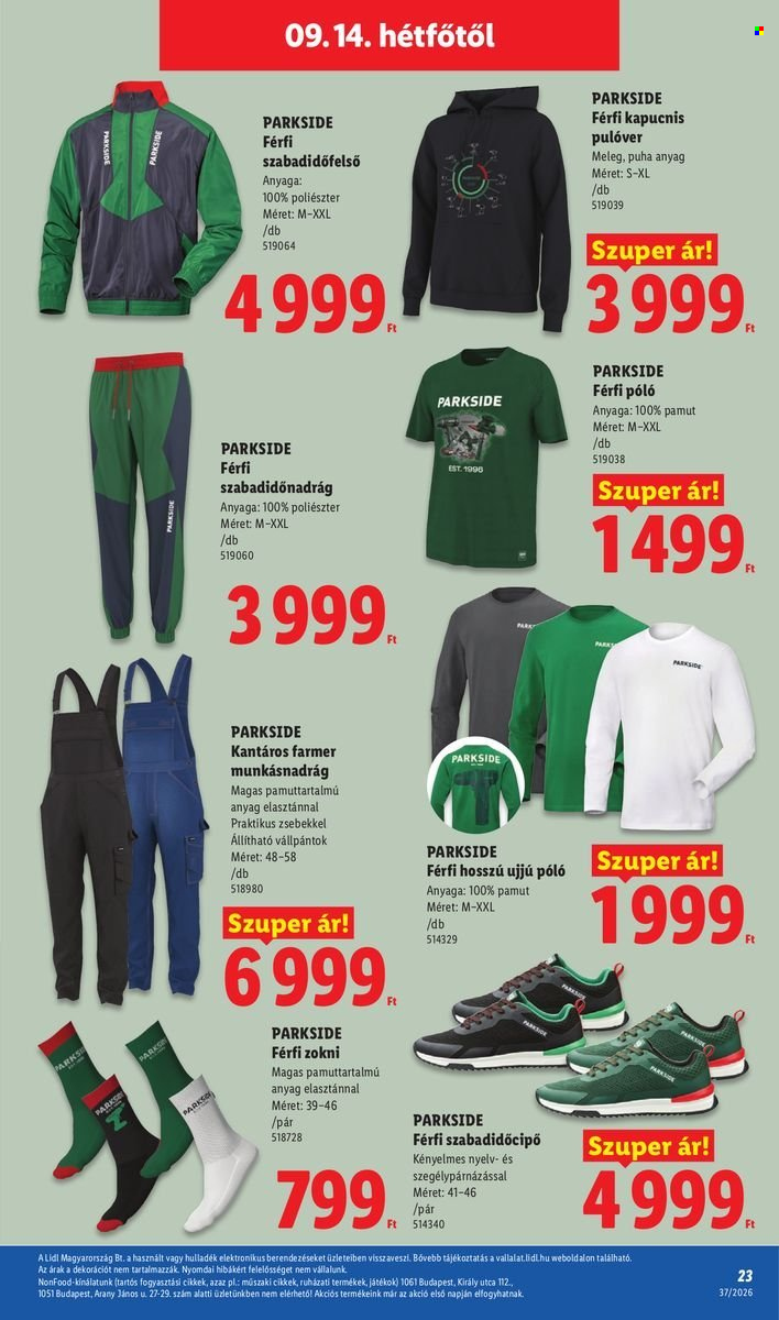Lidl akciós újságok - 2026.09.10 - 2026.09.16. Oldal 23