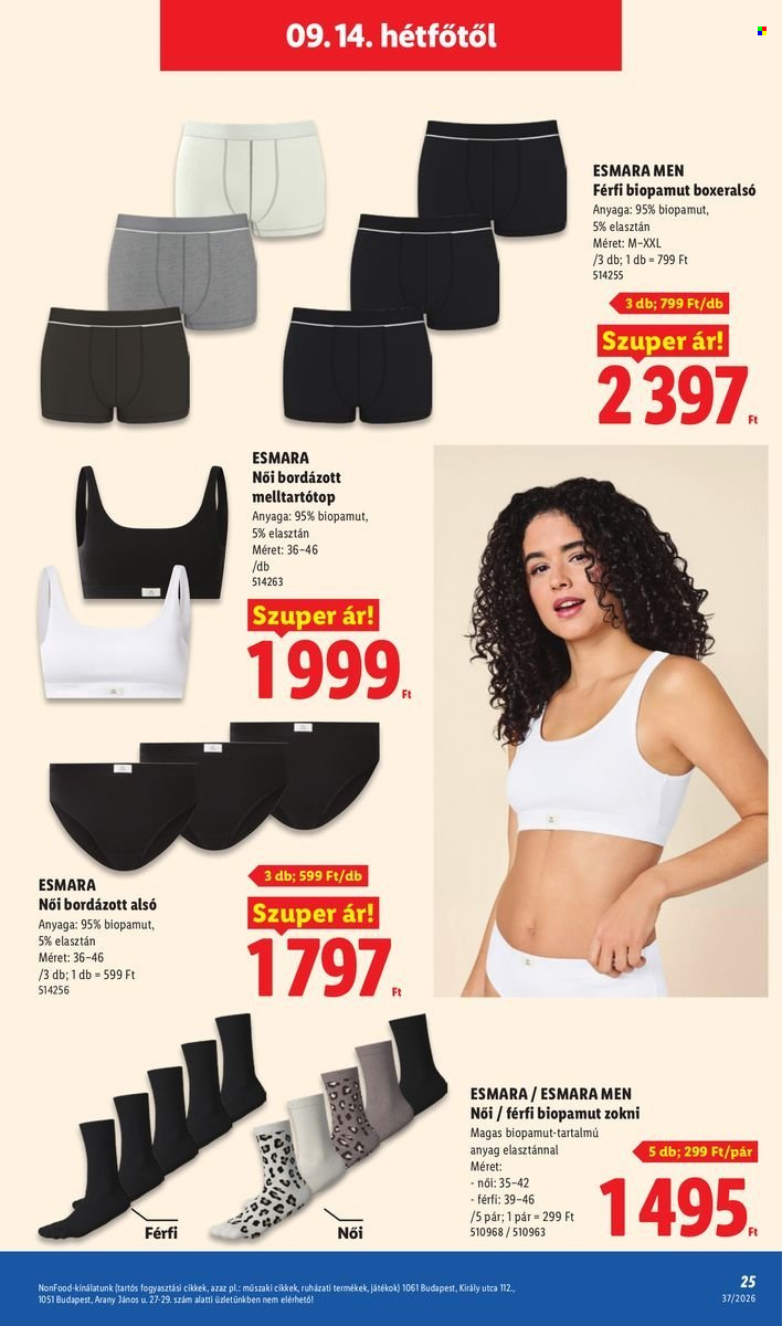 Lidl akciós újságok - 2026.09.10 - 2026.09.16. Oldal 25