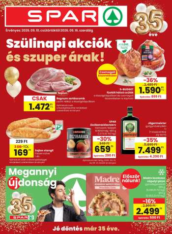 Újság SPAR - 2026.09.10 - 2026.09.16.