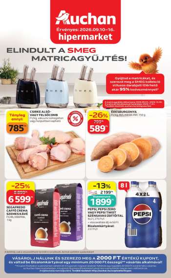 Újság Auchan - 2026.09.10 - 2026.09.16.