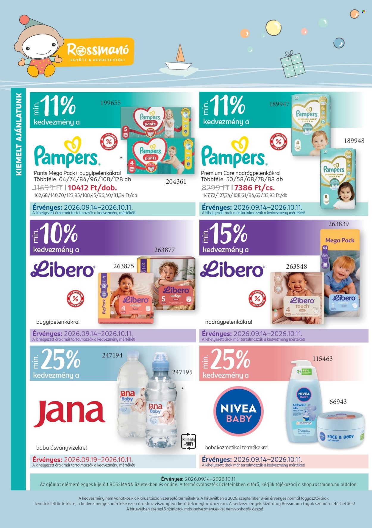 Rossmann akciós újságok - 2026.09.14 - 2026.10.11. Oldal 3