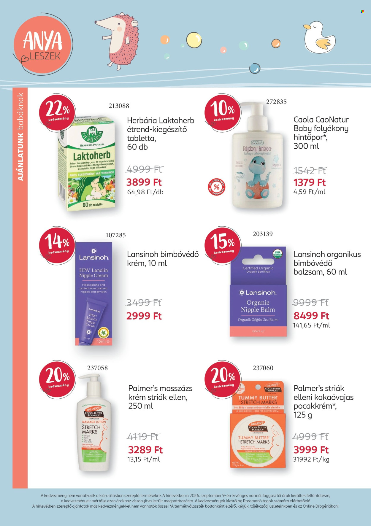 Rossmann akciós újságok - 2026.09.14 - 2026.10.11. Oldal 7