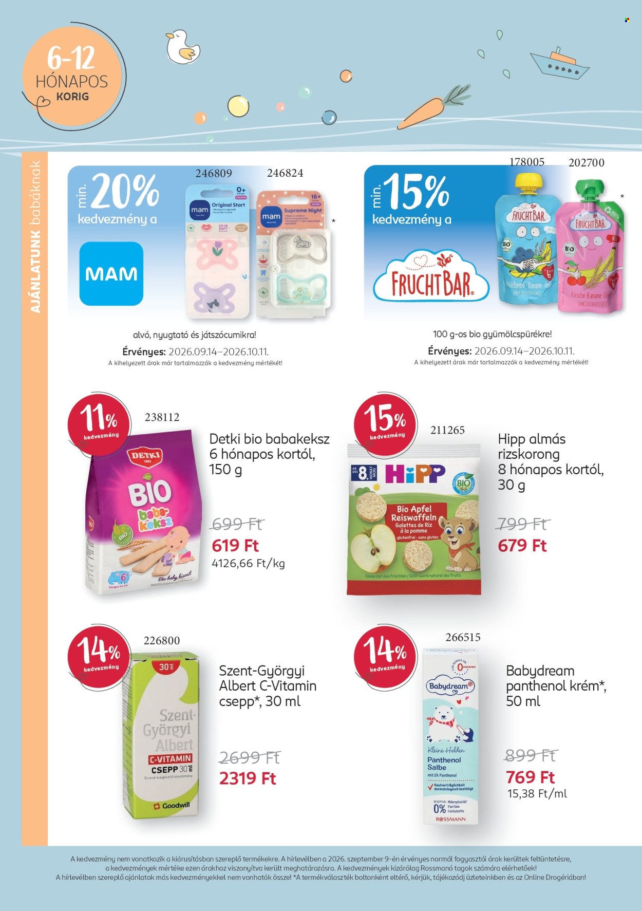 Rossmann akciós újságok - 2026.09.14 - 2026.10.11. Oldal 9