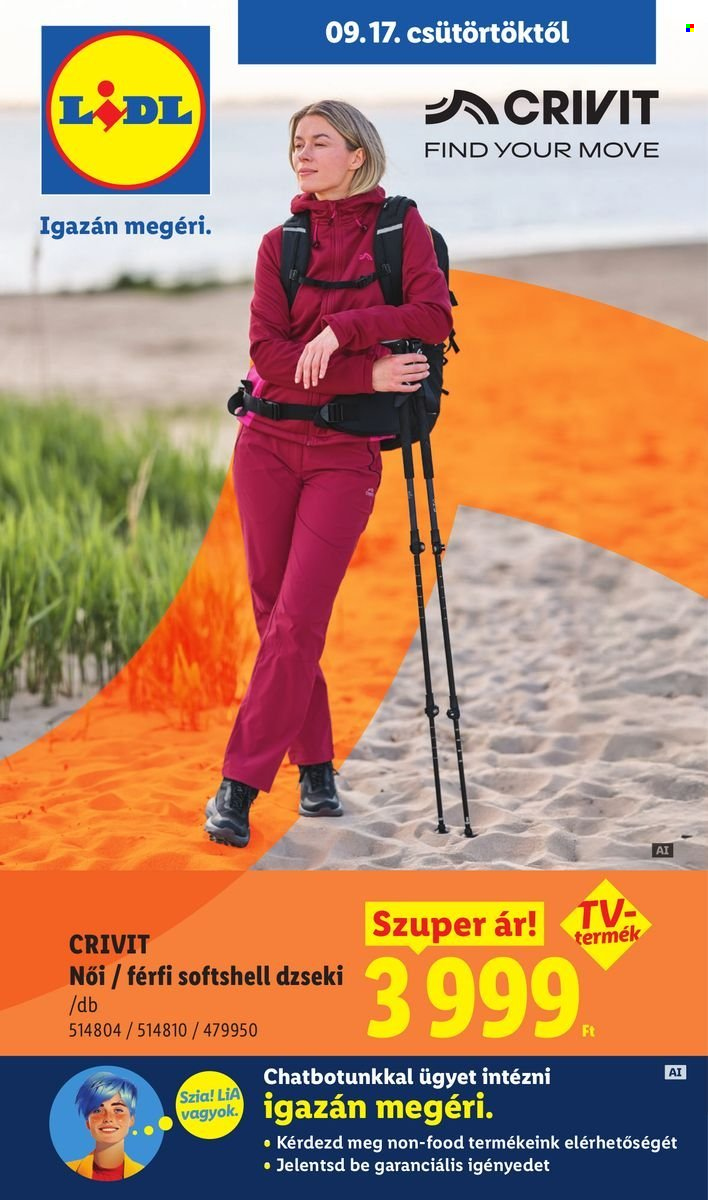 Lidl akciós újságok - 2026.09.17 - 2026.09.23. Oldal 1