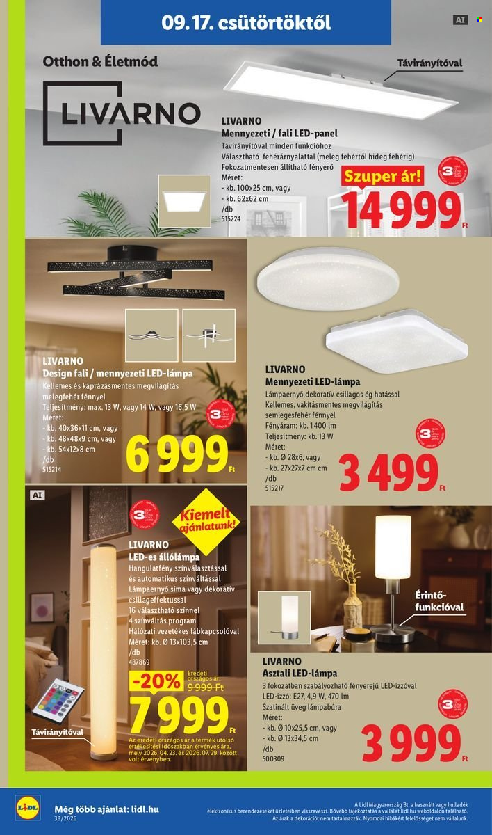 Lidl akciós újságok - 2026.09.17 - 2026.09.23. Oldal 8