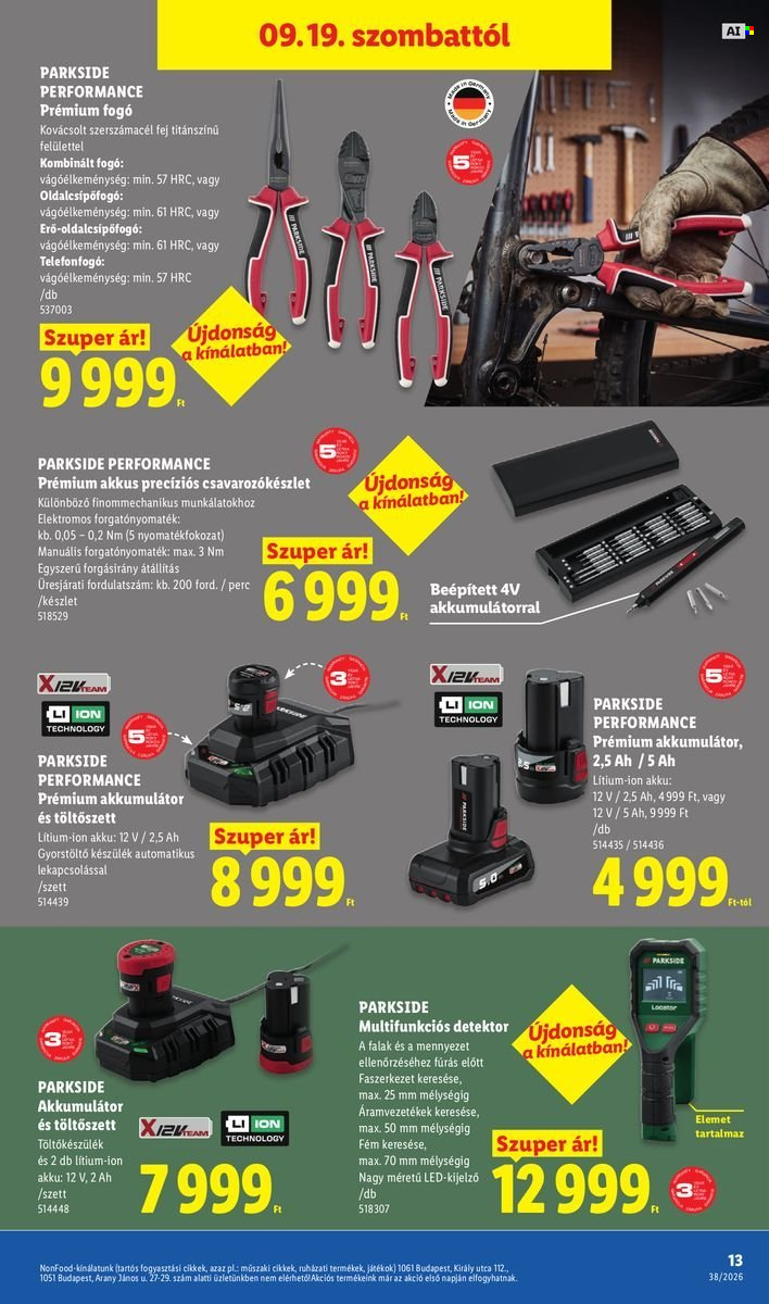 Lidl akciós újságok - 2026.09.17 - 2026.09.23. Oldal 13