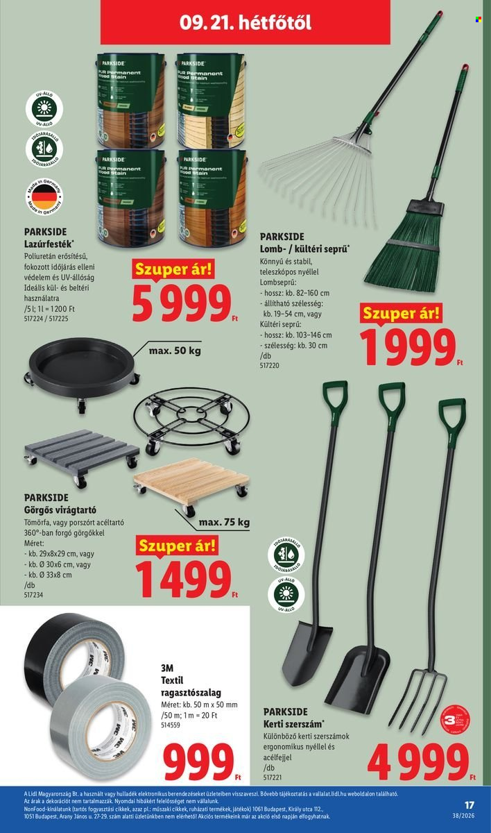 Lidl akciós újságok - 2026.09.17 - 2026.09.23. Oldal 17