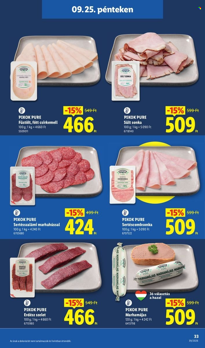 Lidl akciós újságok - 2026.09.24 - 2026.09.30. Oldal 33