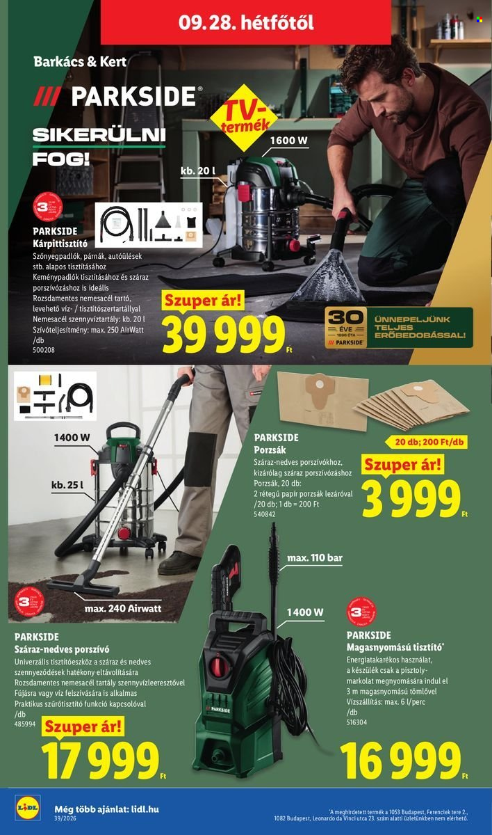 Lidl akciós újságok - 2026.09.24 - 2026.09.30. Oldal 40