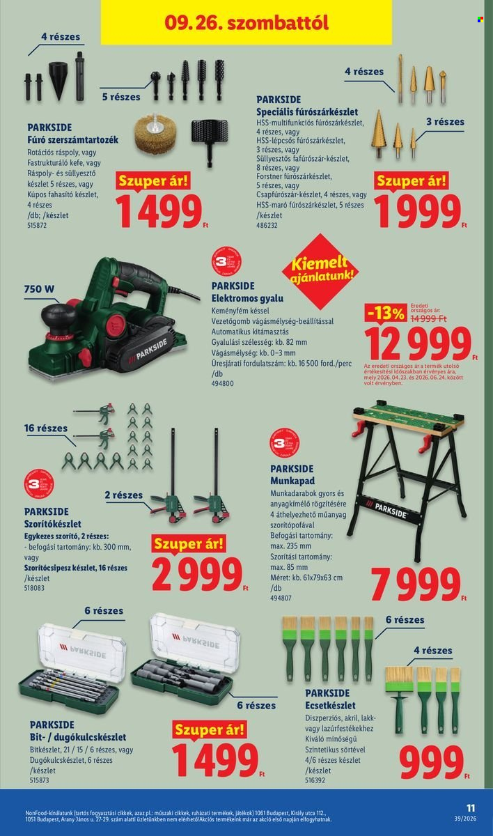 Lidl akciós újságok - 2026.09.24 - 2026.09.30. Oldal 11