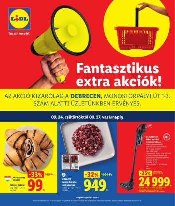 Újság Lidl - 2026.09.24 - 2026.09.27.