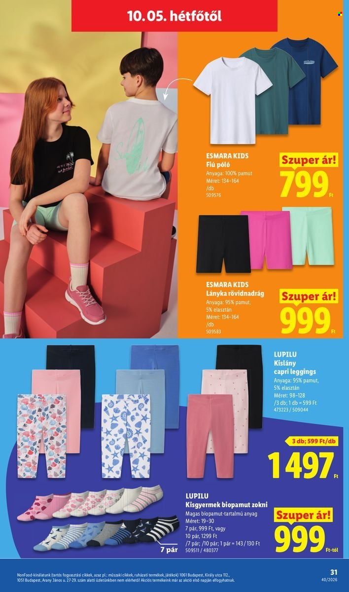 Lidl akciós újságok - 2026.10.01 - 2026.10.07. Oldal 31