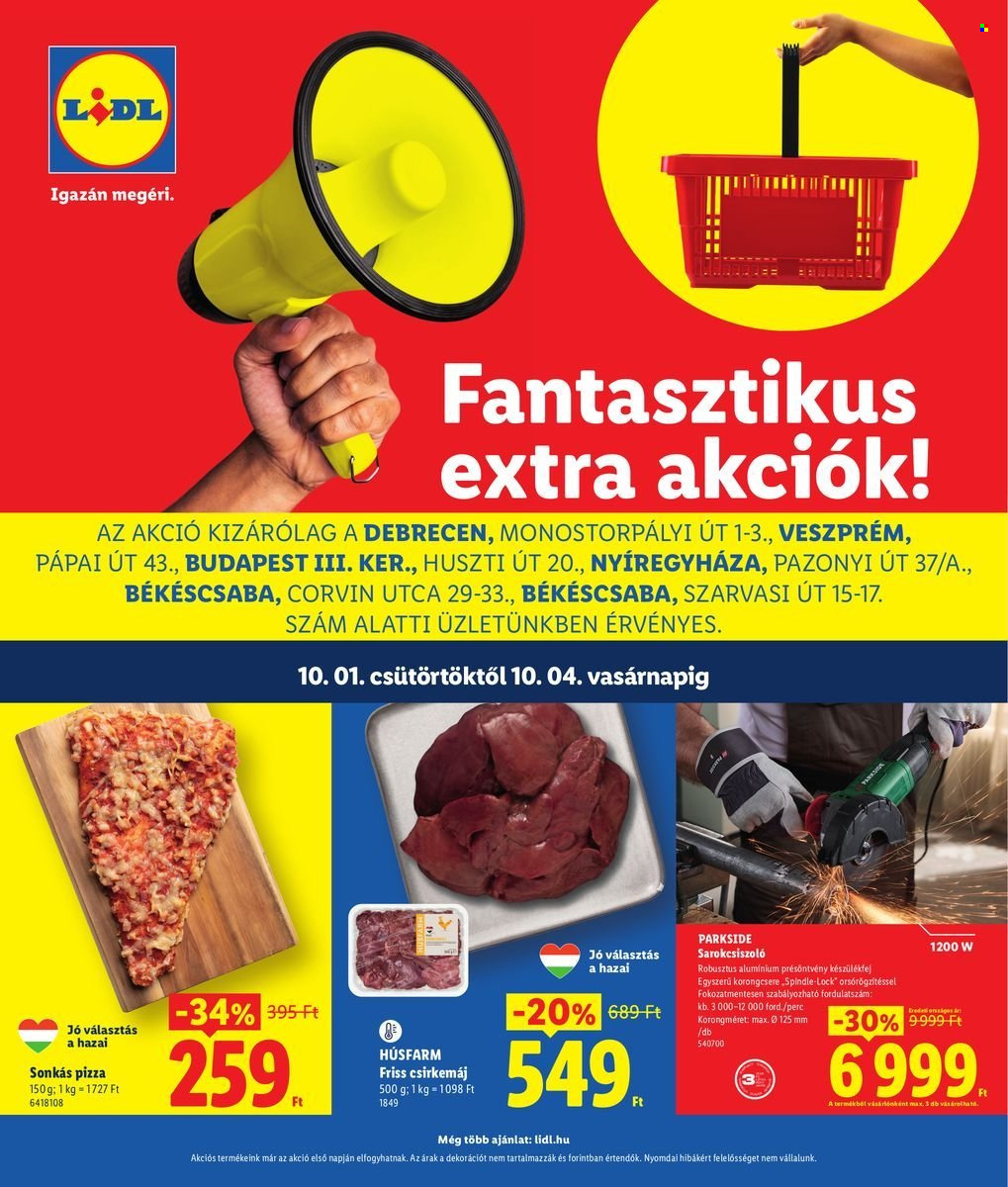 Lidl akciós újságok - 2026.10.01 - 2026.10.04. Oldal 1