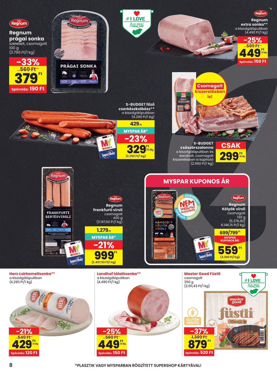 SPAR akciós újságok - 2026.10.01 - 2026.10.07. Oldal 8