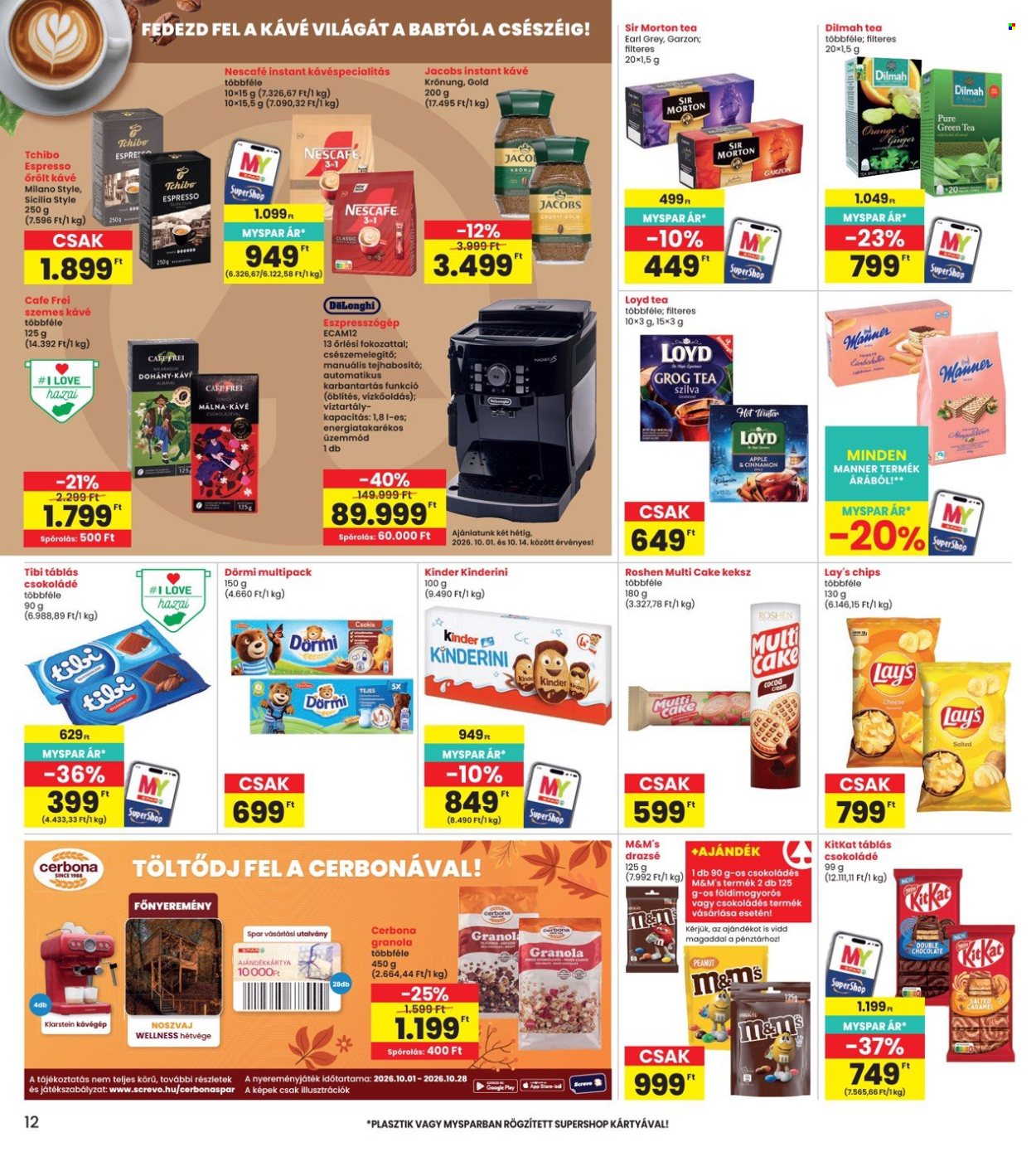 INTERSPAR akciós újságok - 2026.10.01 - 2026.10.07. Oldal 12
