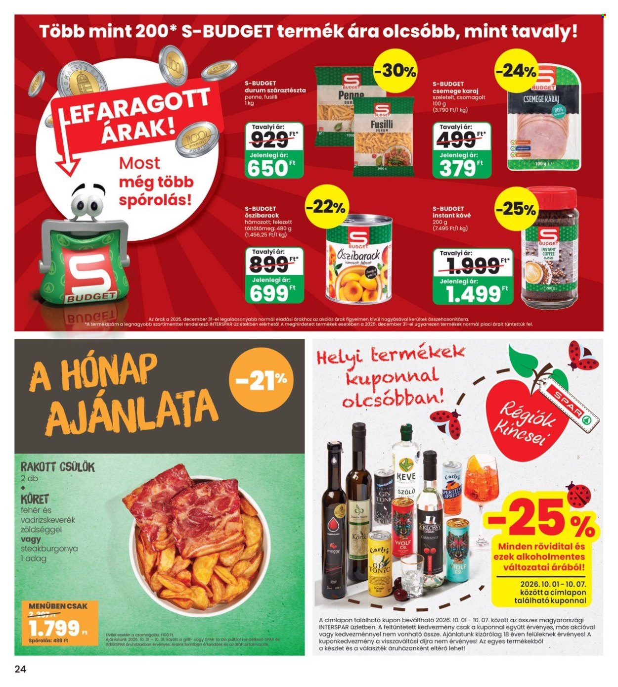 INTERSPAR akciós újságok - 2026.10.01 - 2026.10.07. Oldal 24