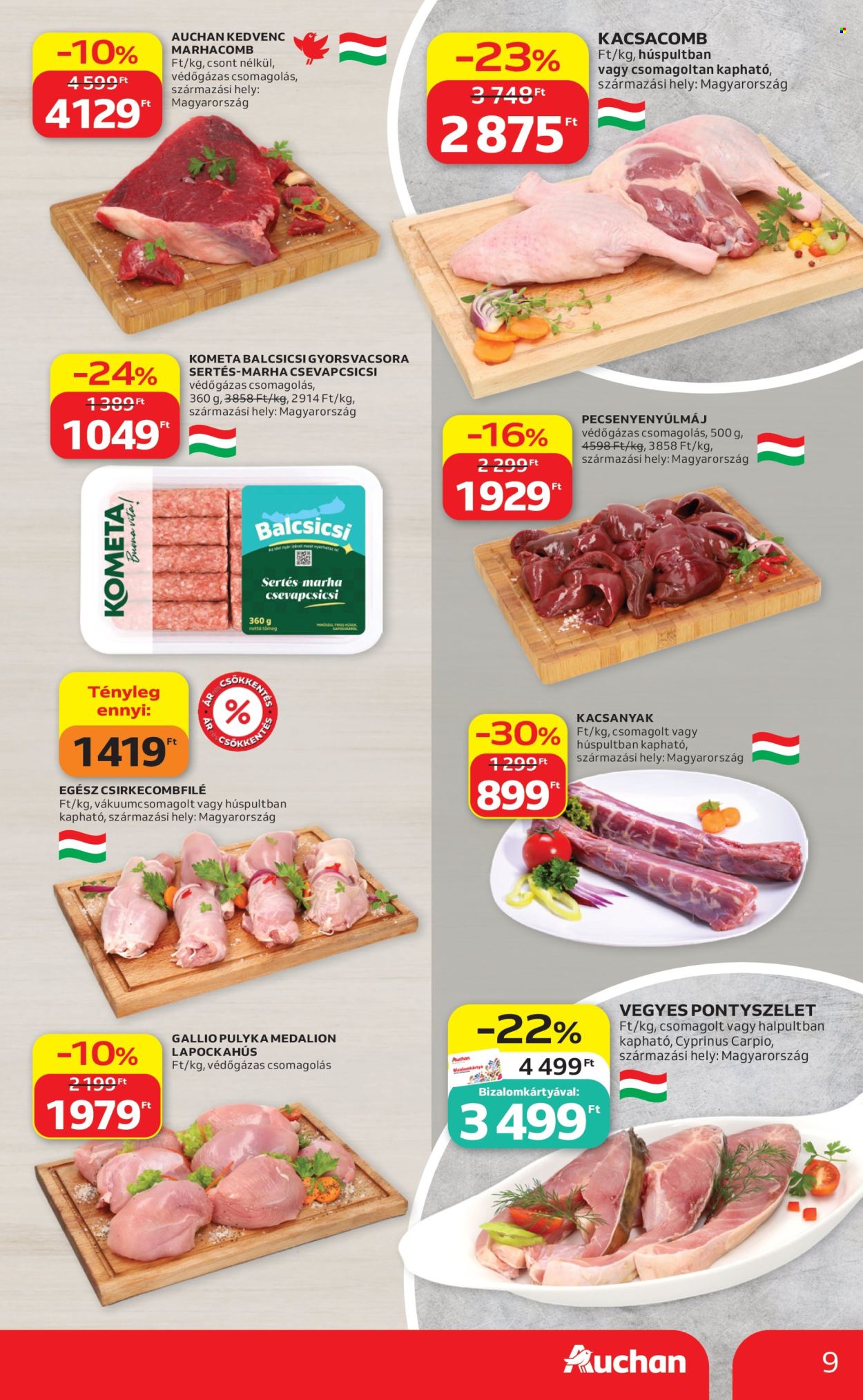 Auchan akciós újságok - 2026.10.01 - 2026.10.07. Oldal 9