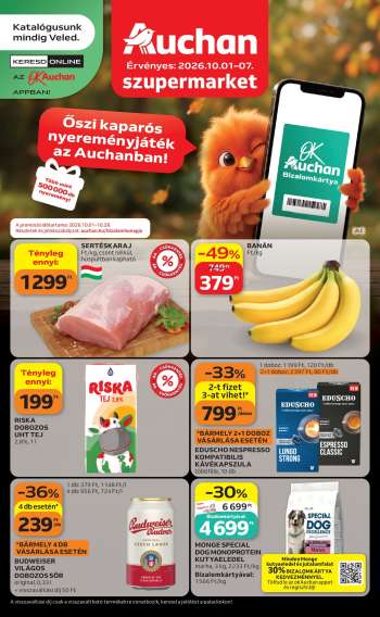 Újság Auchan - 2026.10.01 - 2026.10.07.