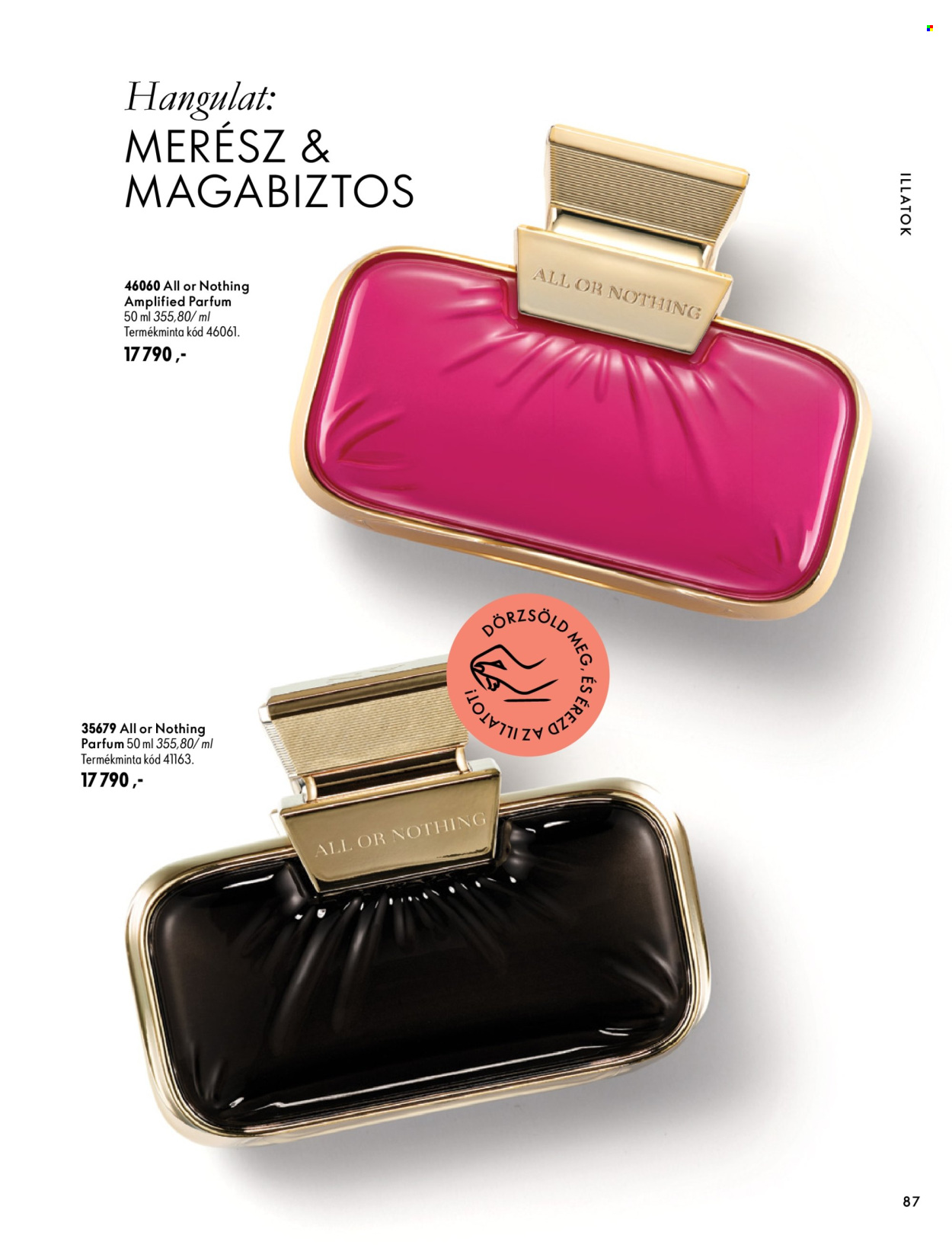 Oriflame akciós újságok - 2026.09.30 - 2026.10.11. Oldal 87
