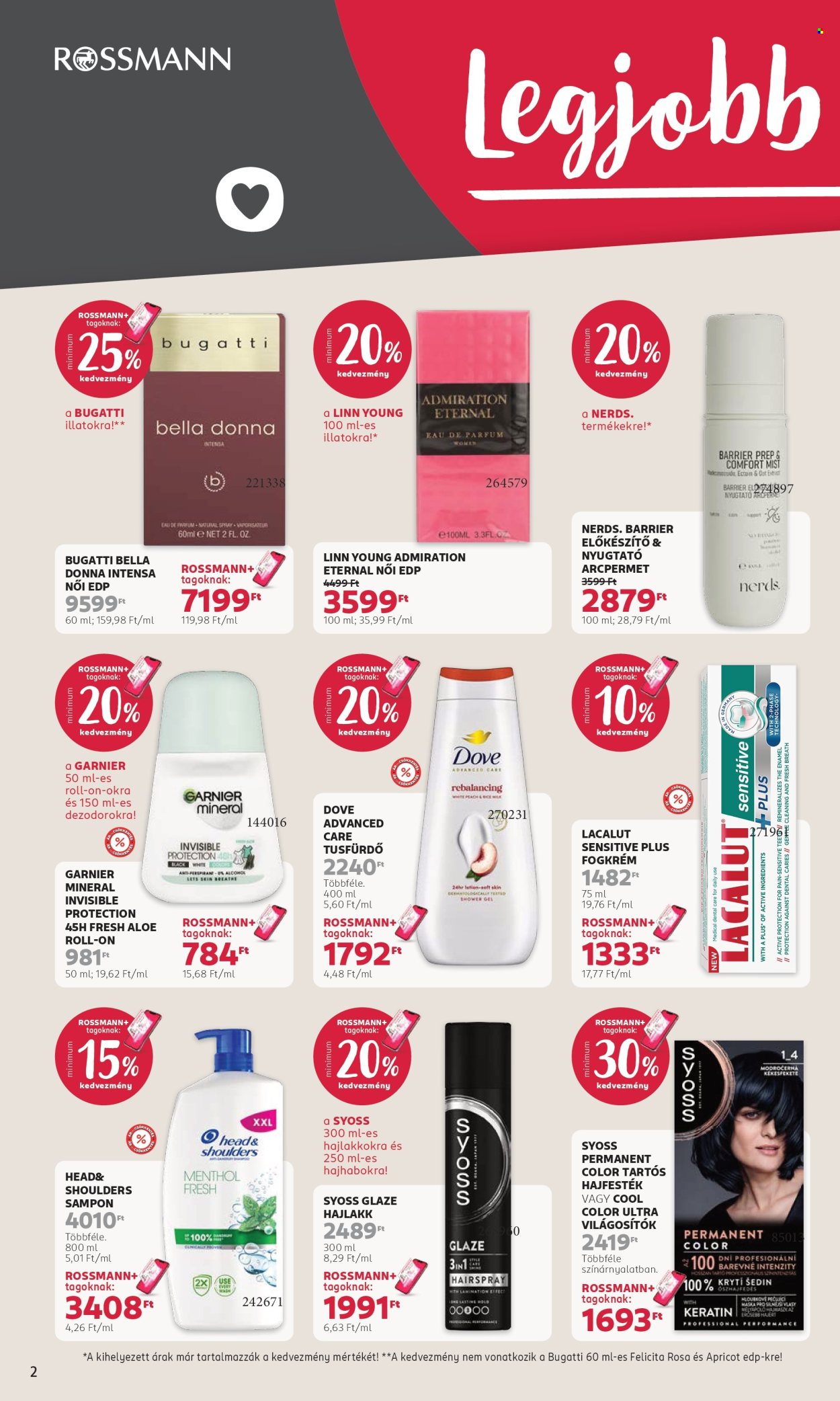 Rossmann akciós újságok - 2026.10.05 - 2026.10.09. Oldal 2