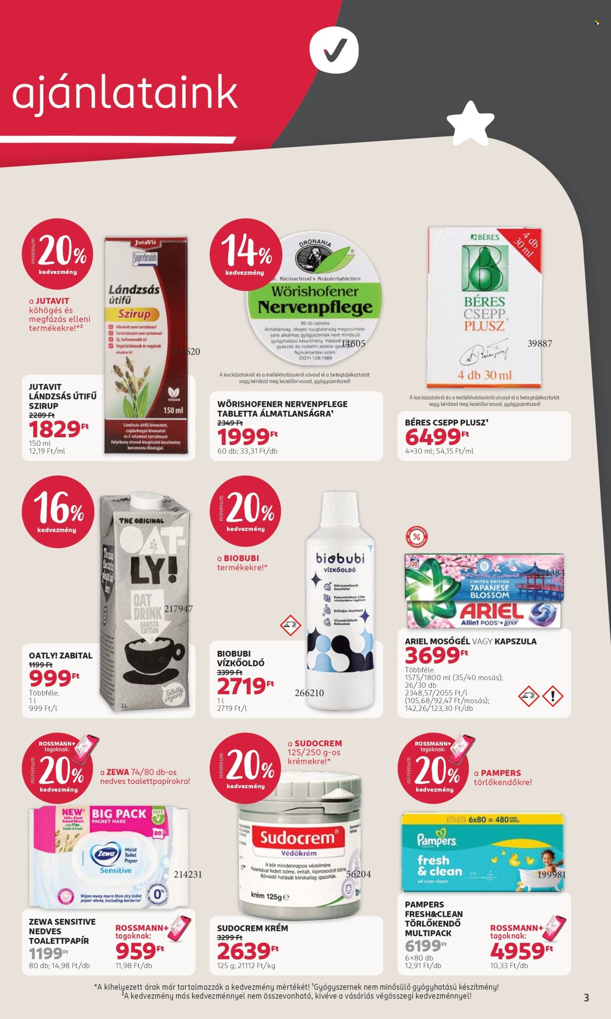 Rossmann akciós újságok - 2026.10.05 - 2026.10.09. Oldal 3