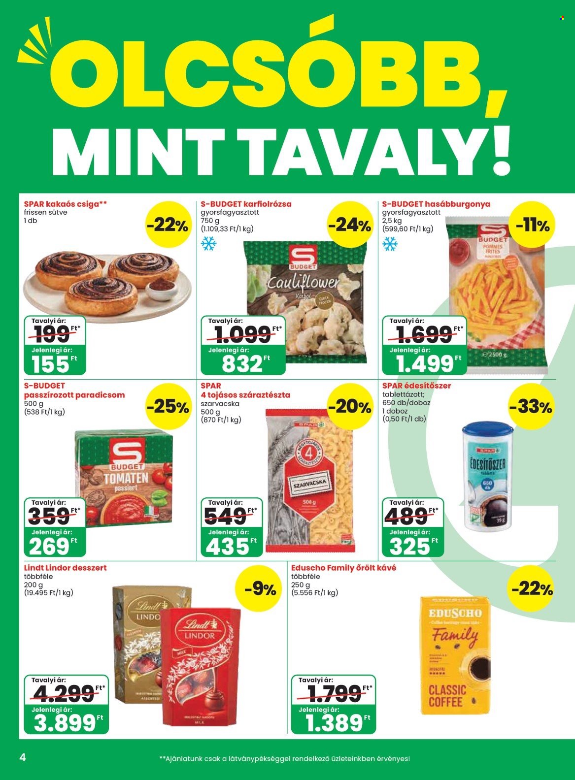 SPAR akciós újságok - 2026.10.08 - 2026.10.14. Oldal 4