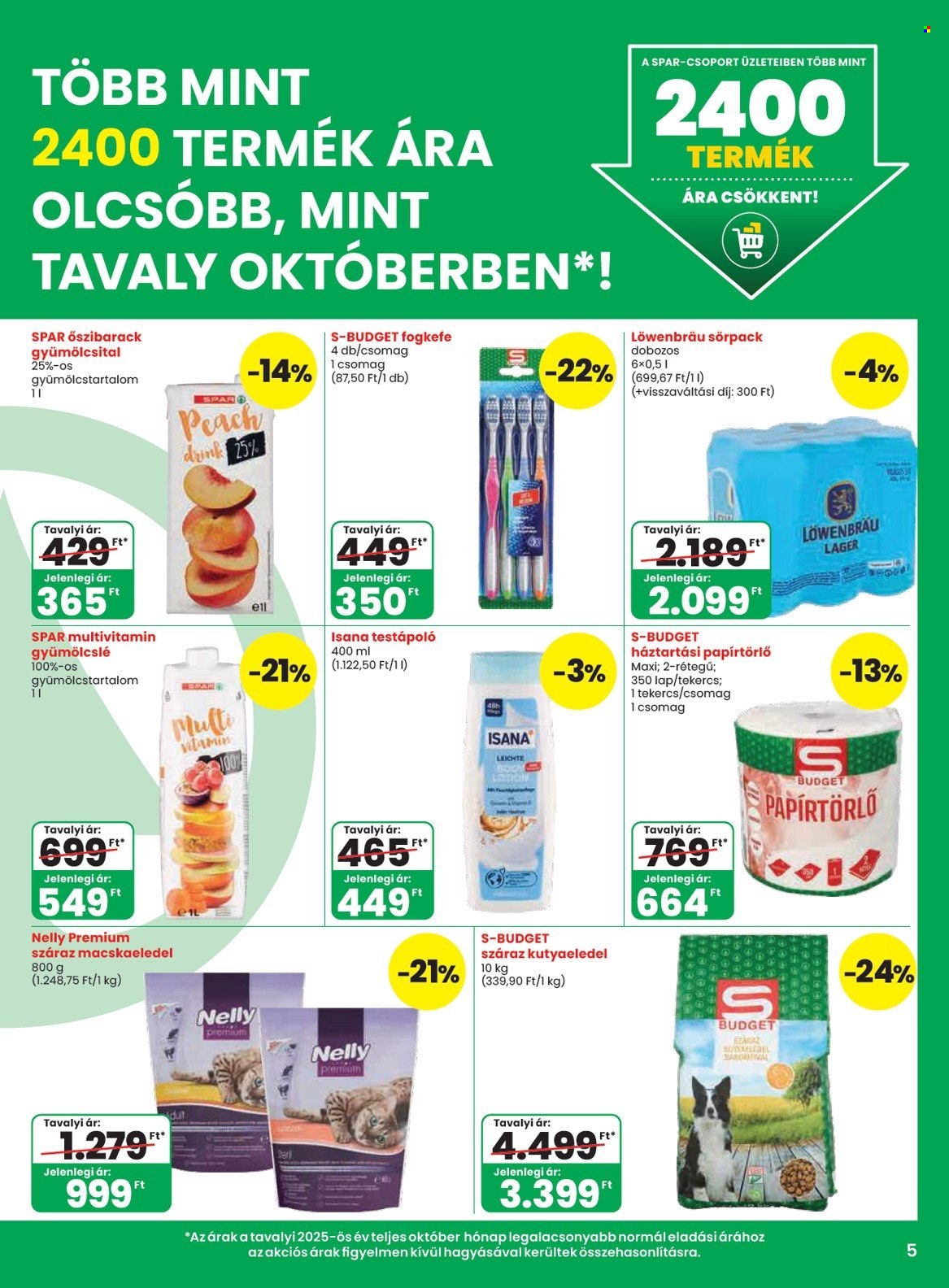 SPAR akciós újságok - 2026.10.08 - 2026.10.14. Oldal 5