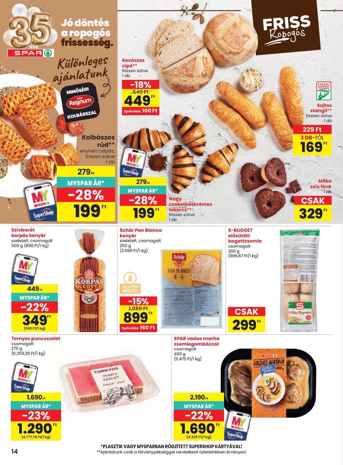 SPAR akciós újságok - 2026.10.08 - 2026.10.14. Oldal 14