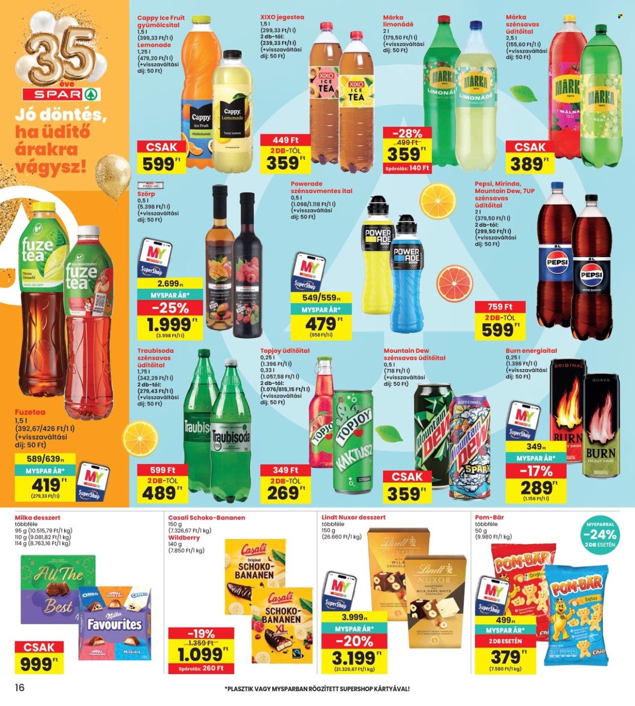 INTERSPAR akciós újságok - 2026.10.08 - 2026.10.14. Oldal 16