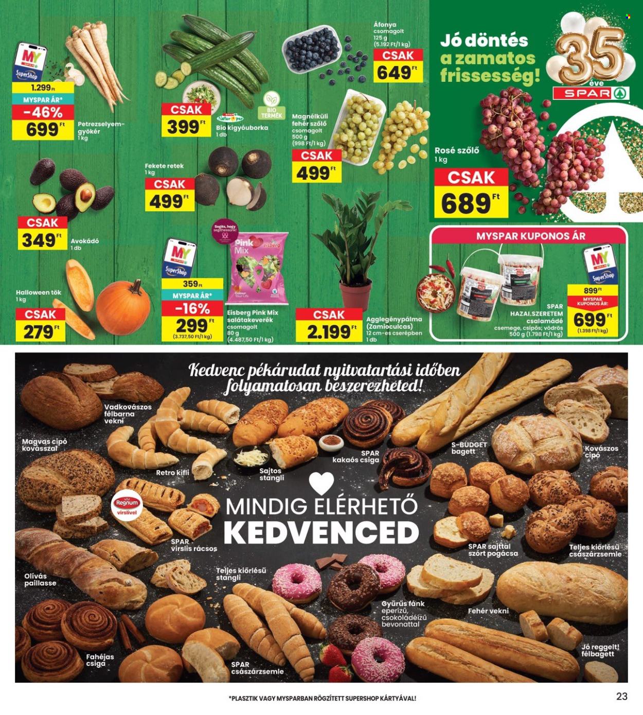 INTERSPAR akciós újságok - 2026.10.08 - 2026.10.14. Oldal 23