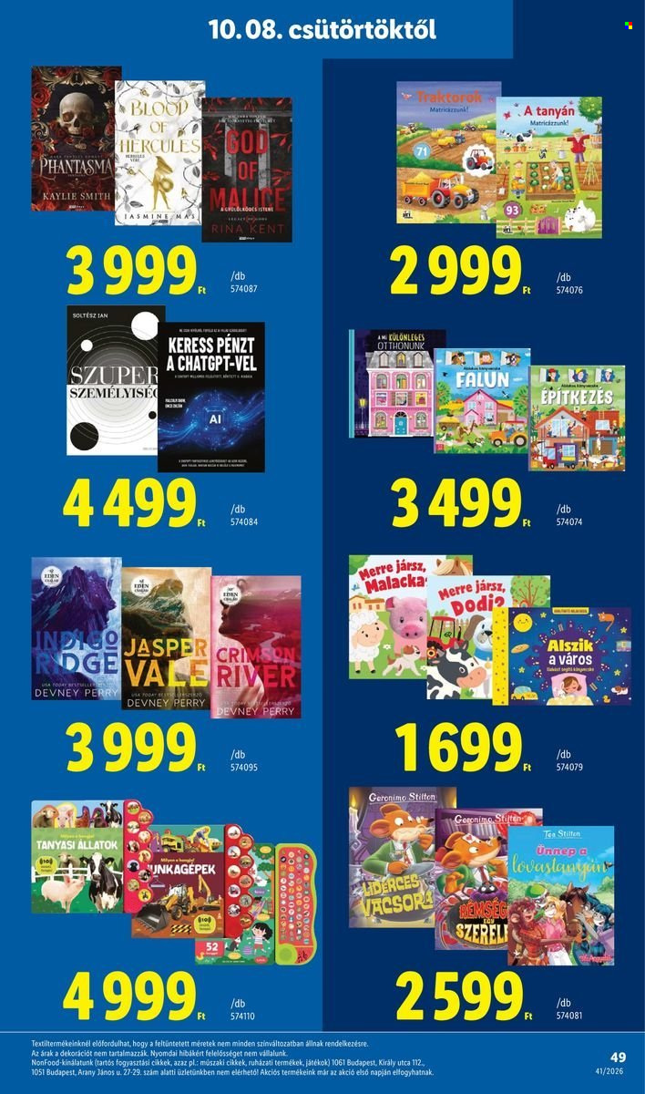 Lidl akciós újságok - 2026.10.08 - 2026.10.14. Oldal 49