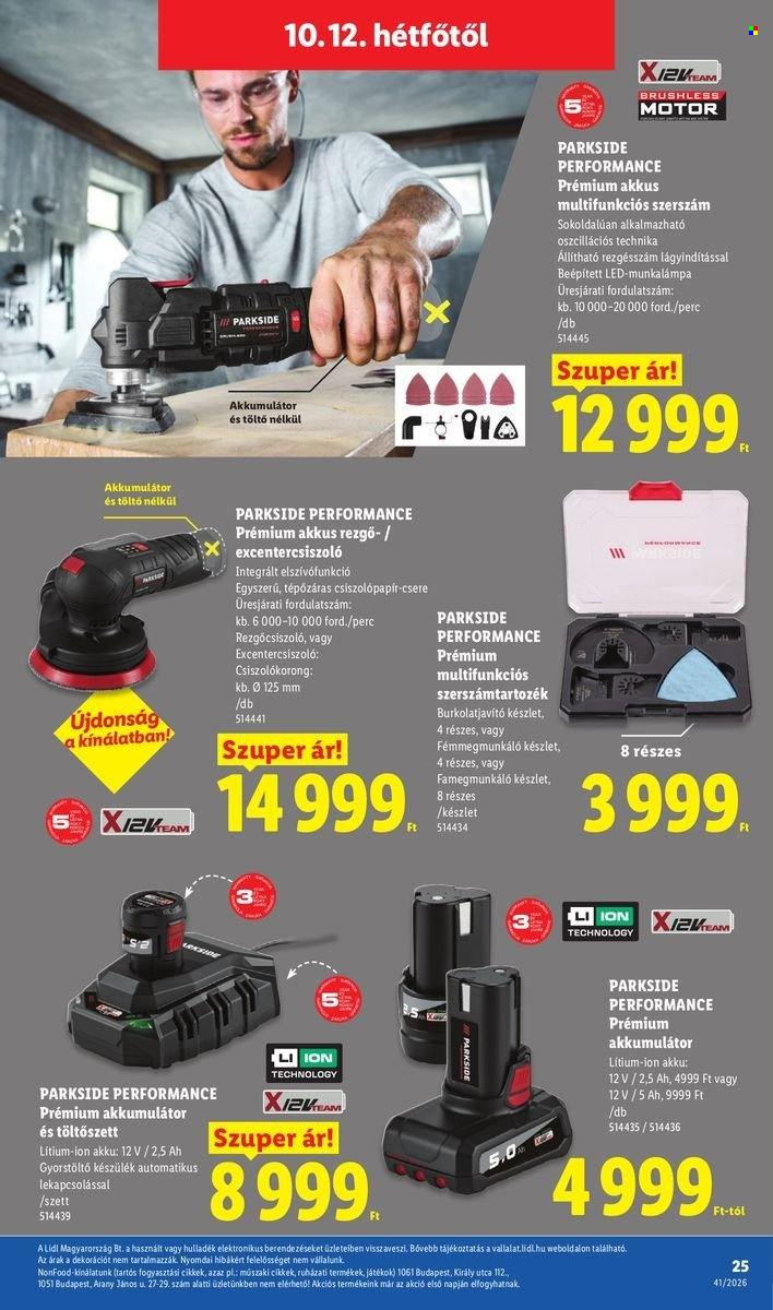 Lidl akciós újságok - 2026.10.08 - 2026.10.14. Oldal 25