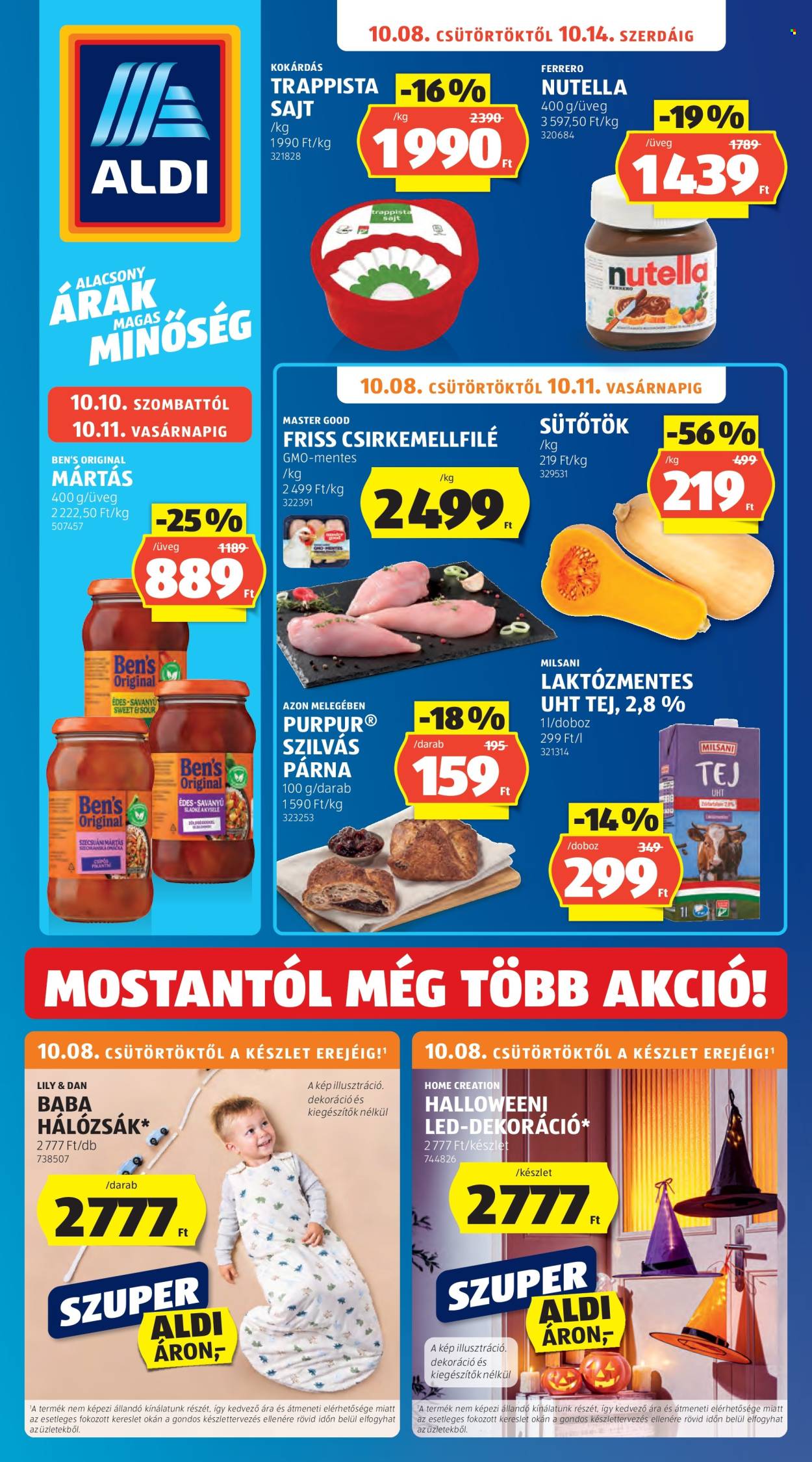 Aldi akciós újságok - 2026.10.08 - 2026.10.14. Oldal 1