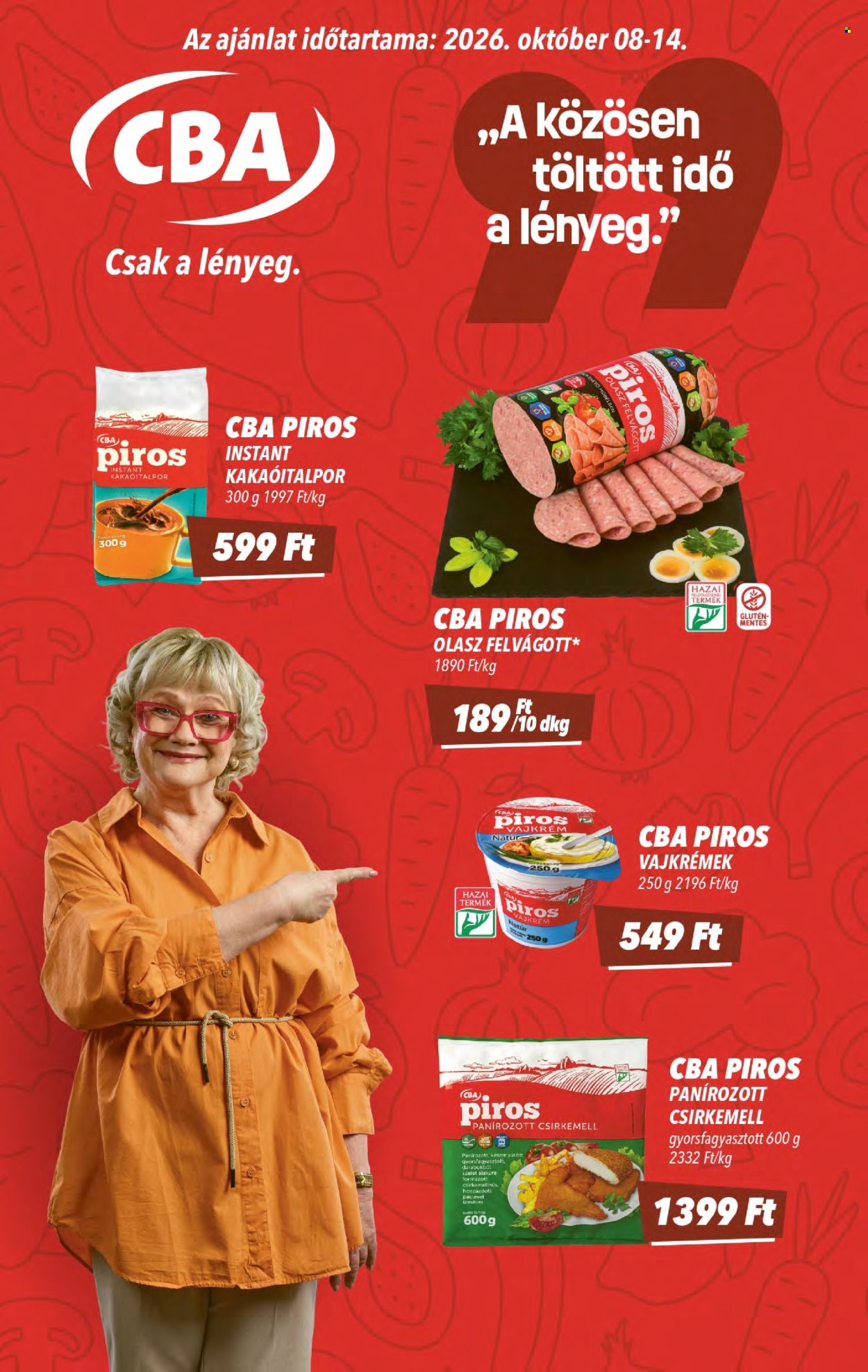 CBA akciós újságok - 2026.10.08 - 2026.10.14. Oldal 1