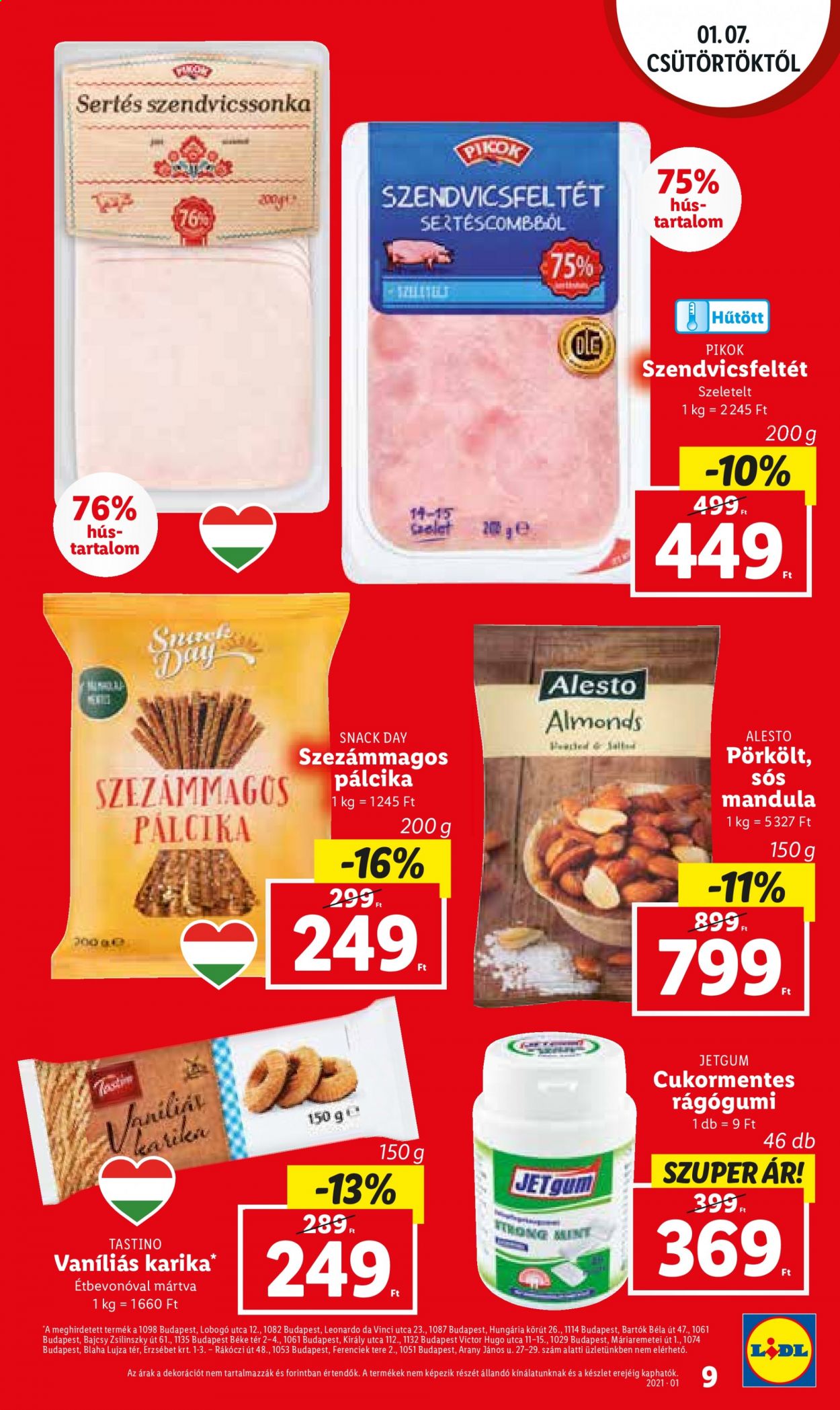 Lidl akciós újságok - 2021.01.07 - 2021.01.10. Oldal 9