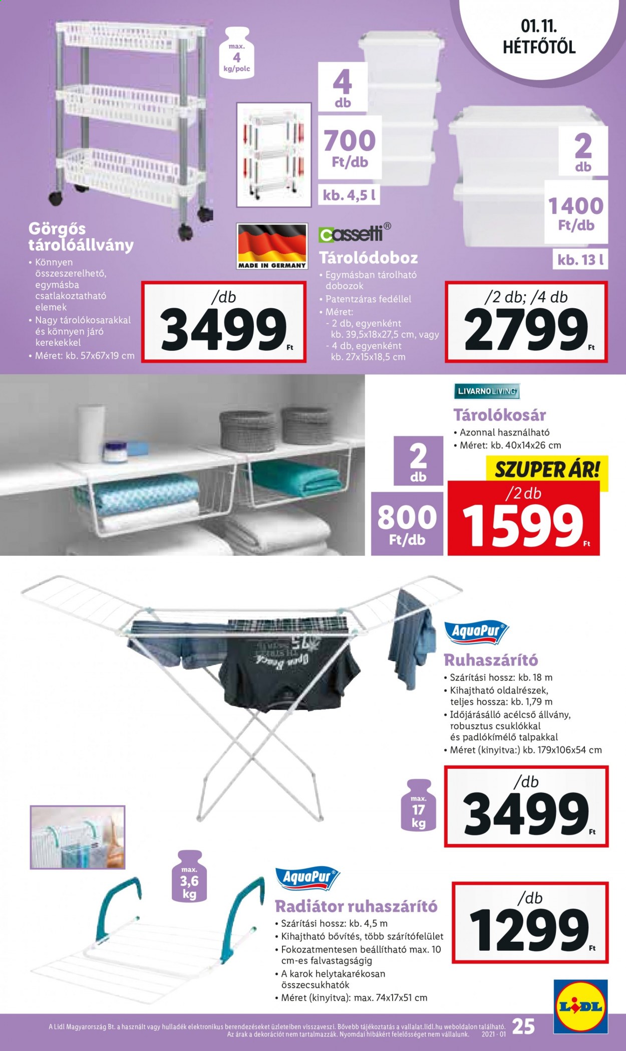 Lidl akciós újságok - 2021.01.07 - 2021.01.10. Oldal 25