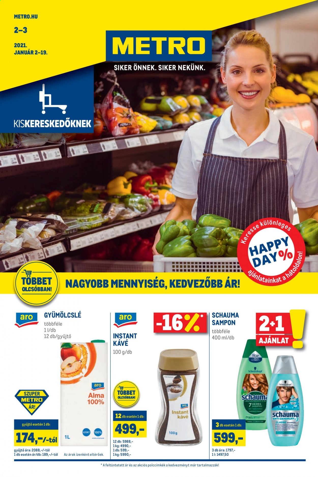 Metro akciós újságok - 2021.01.02 - 2021.01.19. Oldal 1