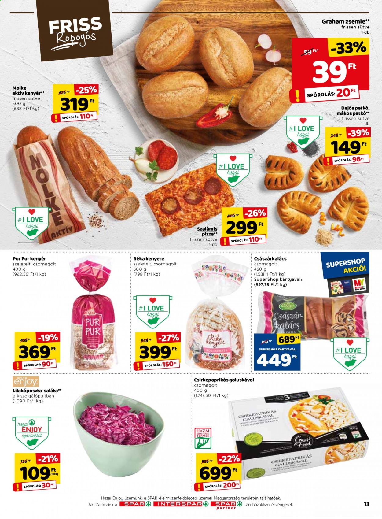 SPAR akciós újságok - 2021.01.07 - 2021.01.13. Oldal 13
