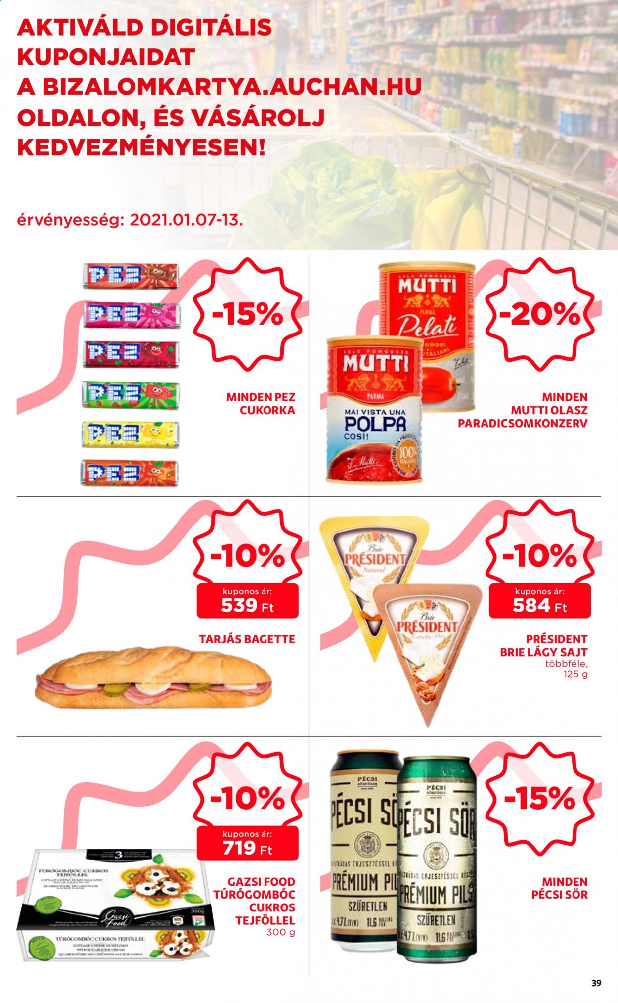 Auchan akciós újságok - 2021.01.07 - 2021.01.13. Oldal 39