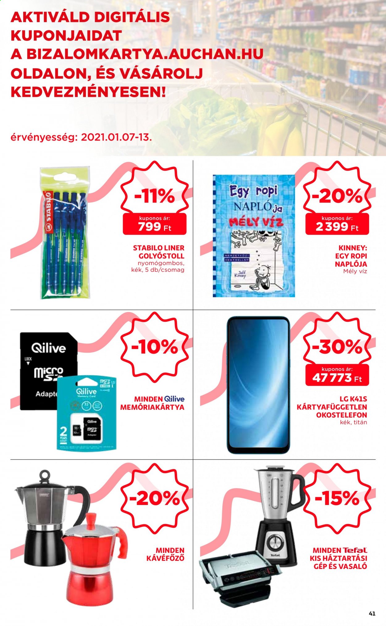 Auchan akciós újságok - 2021.01.07 - 2021.01.13. Oldal 41