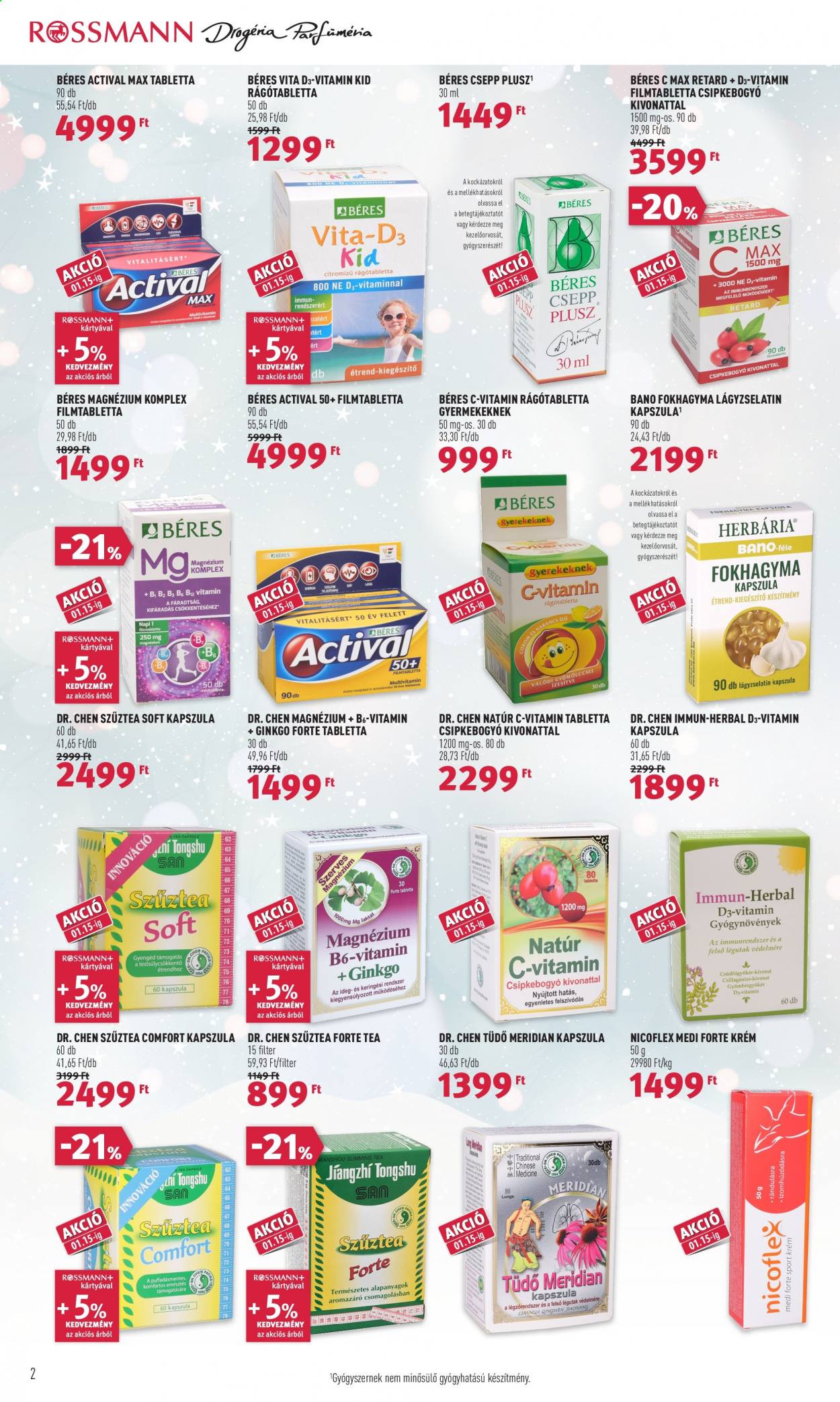 Rossmann akciós újságok - 2021.01.04 - 2021.01.08. Oldal 2